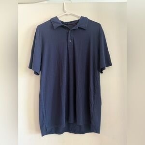 Rag And Bone Classic Men Polo Navy Size M Lightweight